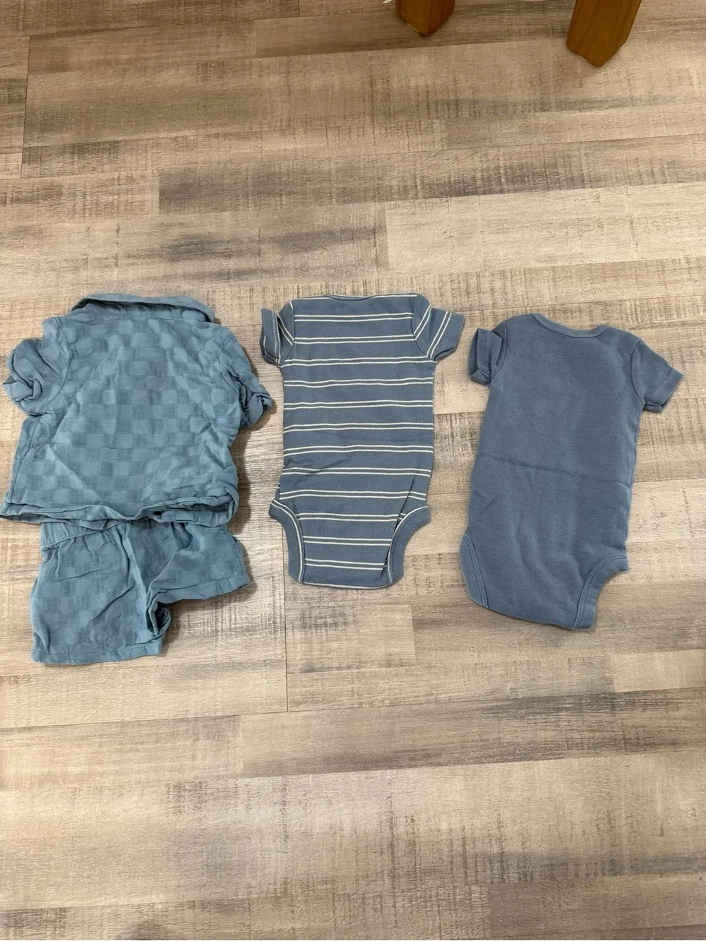 10 Pc Newborn Baby Boy Clothing Lot Gerber Carter’s Onesies Outfit Sleep Sack